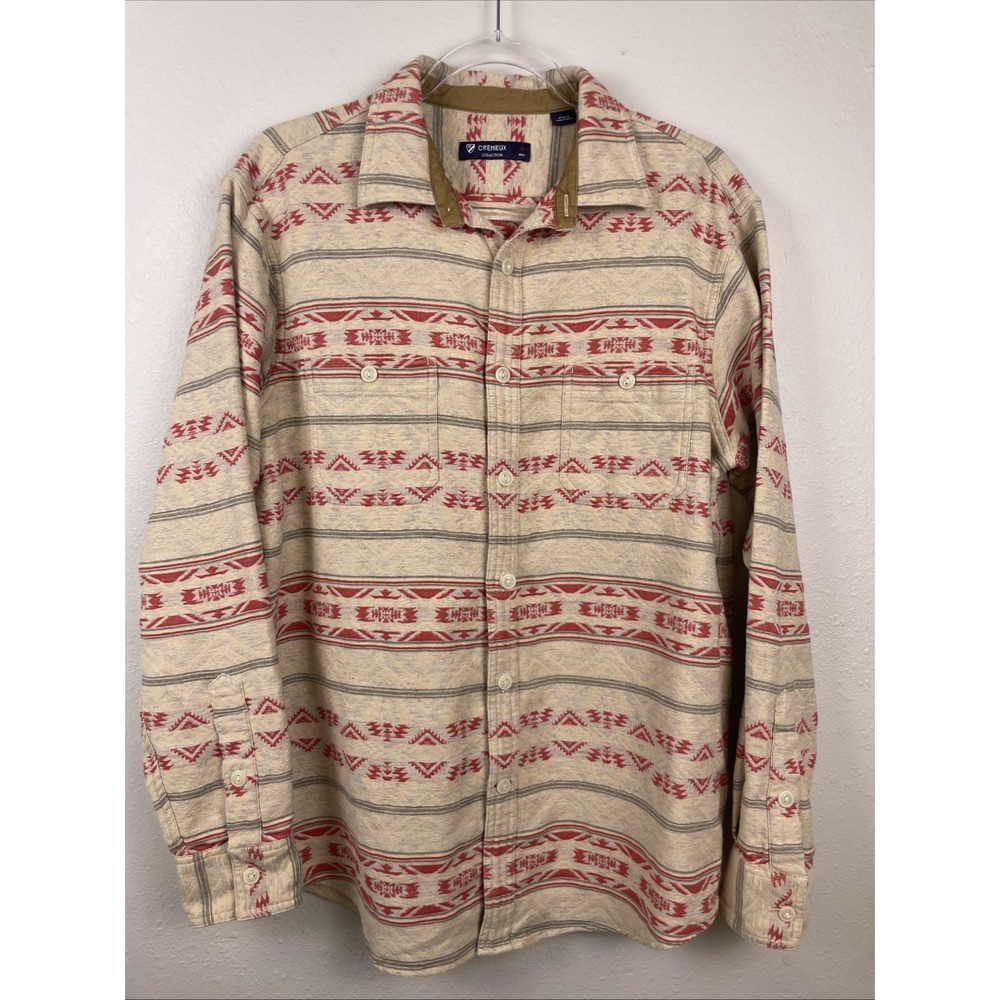Southwestern Shirt Daniel Cremieux Mens M Aztec Geometric Western - Picture 2 of 9